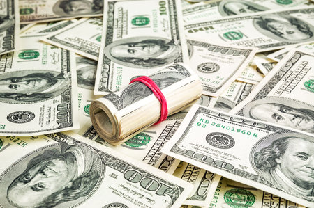 money (dollars) as a texture