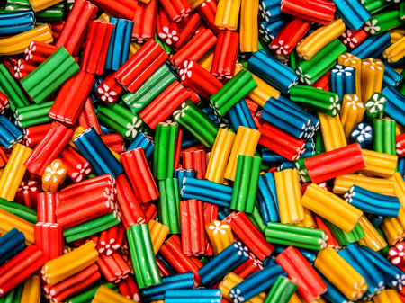 multicolored jelly candies as a texture