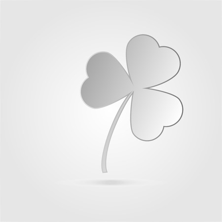 Shamrock or clover icon. for printing design for St. Patricks dayのイラスト素材