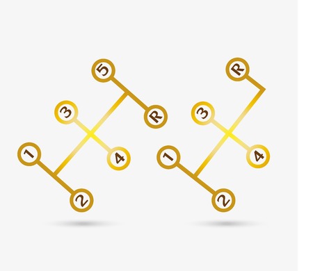 Used mainshaft removed from the gearboxのイラスト素材