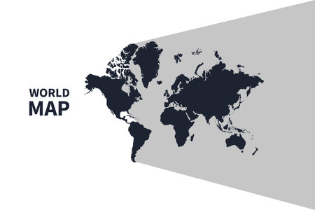 World map. Vector Stocl Illustration