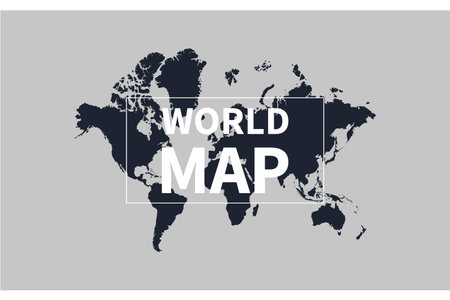 World map. Vector Stocl Illustration