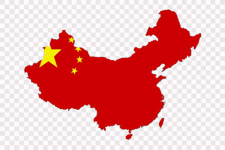 China Map. Stock Vector Illustrationのイラスト素材