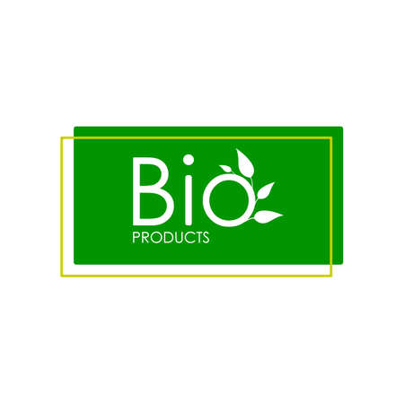 Bio icon. Vector Stock Illustrationのイラスト素材