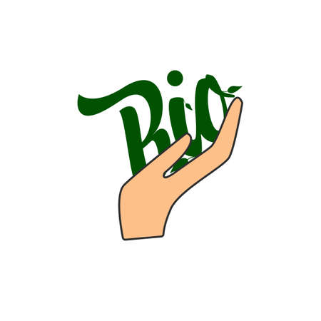 Bio icon. Vector Stock Illustrationのイラスト素材