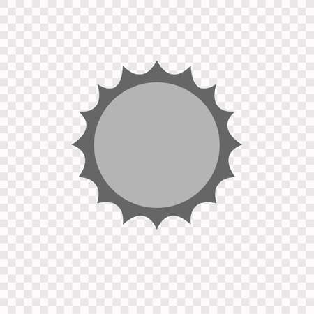 Sun Icon. Vector Stock Illustrationのイラスト素材
