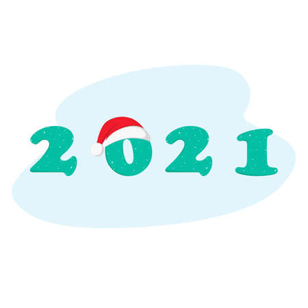 2021 New Year of Bull. Stock Vector Illustrationのイラスト素材