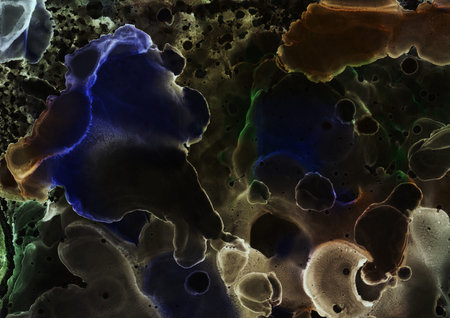 Abstract art alcohol ink, acrylic pour picture photo. Good for background texture surface print...