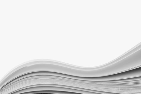 Design concept - simplicity white curve for background.