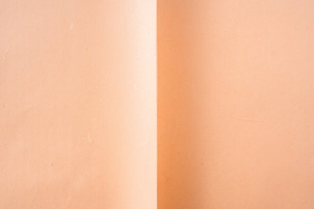 Design concept - pink folded japanese washi paper for mockup