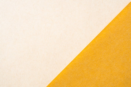 Design concept - yellow folded japanese washi paper for mockupの写真素材