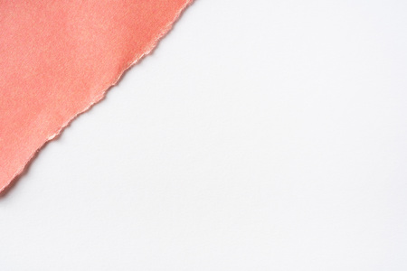 Design concept - teared red folded japanese washi paper for mockupの写真素材