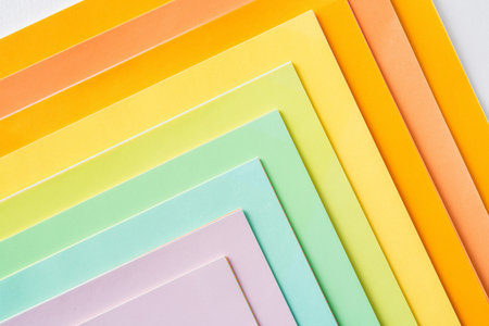 Design concept - colorful paper background with leadership, teamwork conception