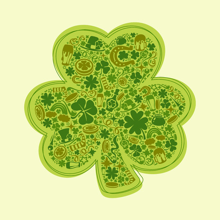St Patricks Day cloverのイラスト素材