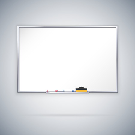 Office Whiteboard. Clipping paths included in JPG file.のイラスト素材