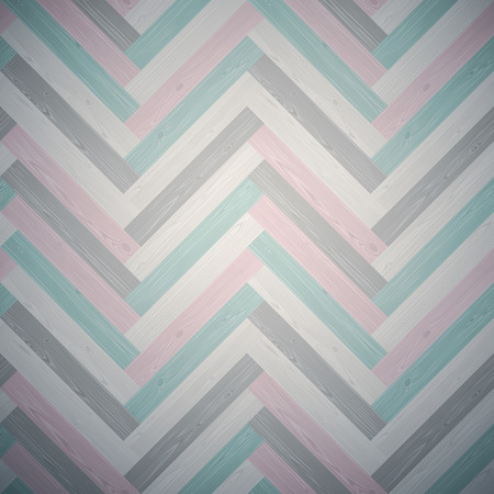 Mixed herringbone parquet dark floor texture. Editable pattern in swatches.のイラスト素材