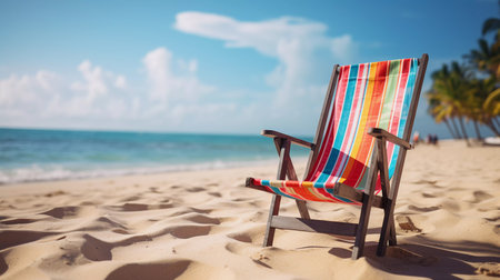 Tropical Summer Sea Beach Chairの素材