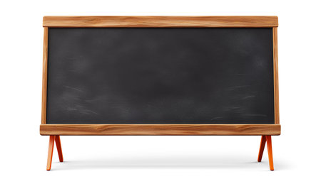 Blank School Chalkboard with Wooden Frameの素材