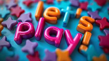 Lets Play Colorful Letteringの素材