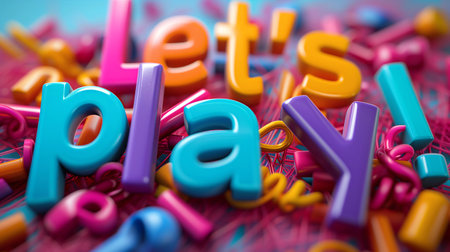 Lets Play Colorful Letteringの素材