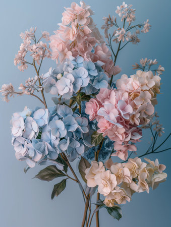 Spring Flowers Pastel Colors Abstract Backgroundの素材