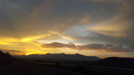 Sunset in Mexicoの写真素材