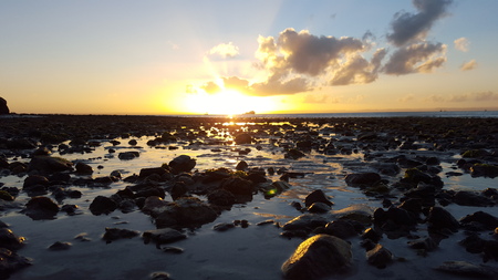 Sunset in Mexicoの写真素材