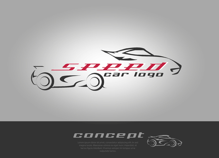 icon of rapid super car. Vector Illustration.のイラスト素材