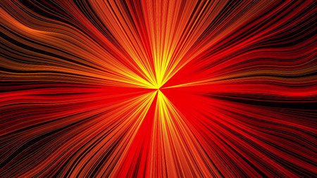 VJ Loop animation. Glow in the center and flowing waves hair. Dj visuals effects. Visual loops for...