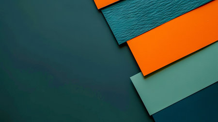 A close up of different colored leathers.の素材