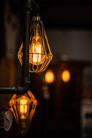 Beautiful retro luxury interior lighting lamp decor