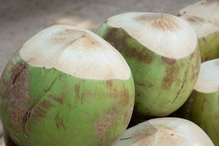 coconut drinking