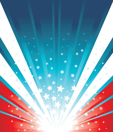 USA Flag Backgroundのイラスト素材