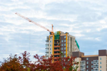 Construction of a multi-storey house