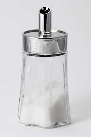 Picture of sugar dispenser on white backgroundの写真素材