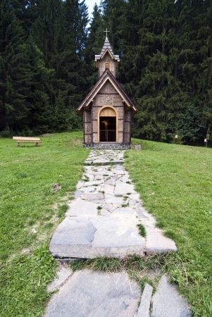 Wooden church in Slovakia, Cierny Balog, Vydrovoの写真素材