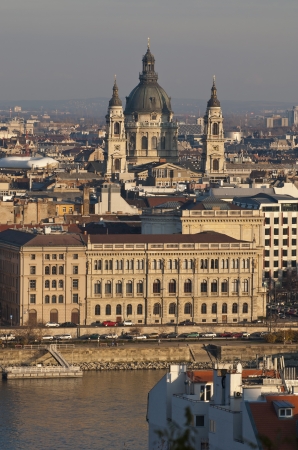 Saint Stephens Basilika (Szen Istvan Bazilika) in the capital City Budapest, Hungaryの写真素材