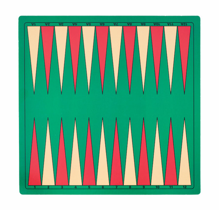 Backgammon - empty game board. View from above. の写真素材