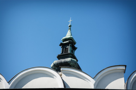 Tower of Nitra castle, Slovak republic, Central Europe.のeditorial素材