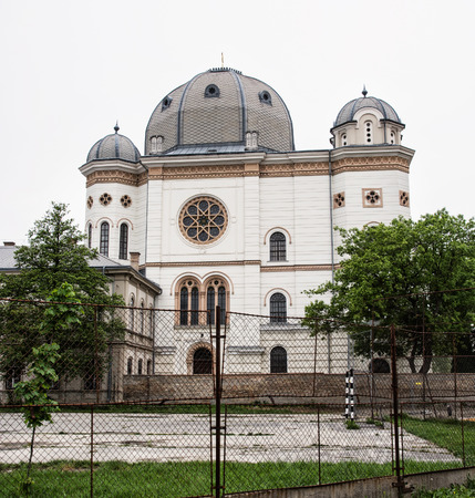 Synagogue, Gyor, Hungary. Religious architectural theme.のeditorial素材