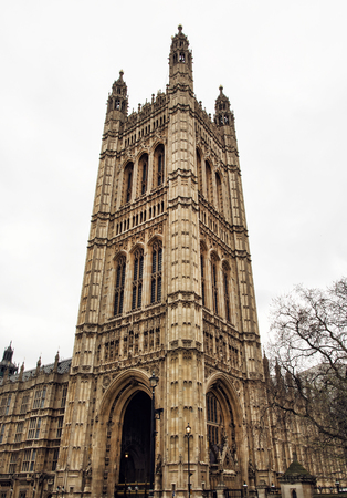 The Palace of Westminster is the meeting place of the House of Commons and the House of Lords, the two houses of the Parliament of the United Kingdom. Cultural heritage. Great Britain.のeditorial素材