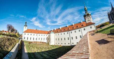Jesuit College in Kutna Hora, Czech republic. Panoramic photo. Travel destination.のeditorial素材