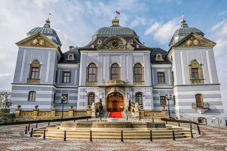 Castle Hotel Galicia Nueva in Halic, Slovak republic. Architectural theme.