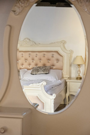 Interior of the historic house, Banska Stiavnica town, Slovak republic. Travel destination.の写真素材