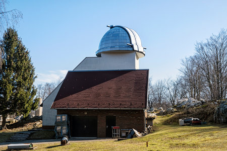 Astronomical and geophysical observatory, Modra, Slovak republic. Science theme. Travel destination.の写真素材