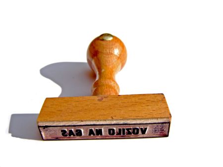 blank stampの写真素材