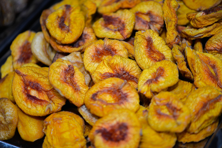 Variety of dried fruits and nutsの写真素材