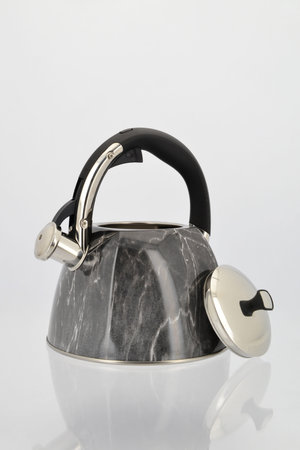 teapot on a white background. Kettle on a white backgroundの写真素材