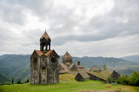 View over the Haghpat Monastery in Armenia.
