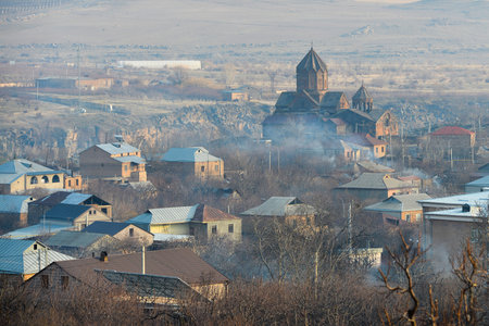 The Hovhannavank Monastery in Ohanavan, Aragatsotn Province, Armenia